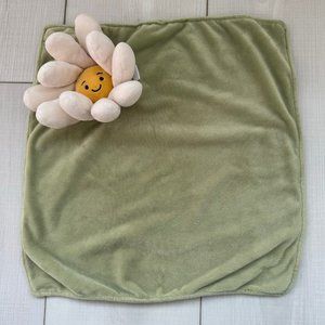 Jellycat Flower London Daisy Green Lovey Lovie Security Blanket White
